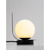 LUCES HERAS LE44295/6 table lamp, black/light wood, E14 5W, IP20