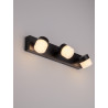 LUCES NUEVA LE44304/5 LED wall lamp black, 2 sizes, IP44, modern