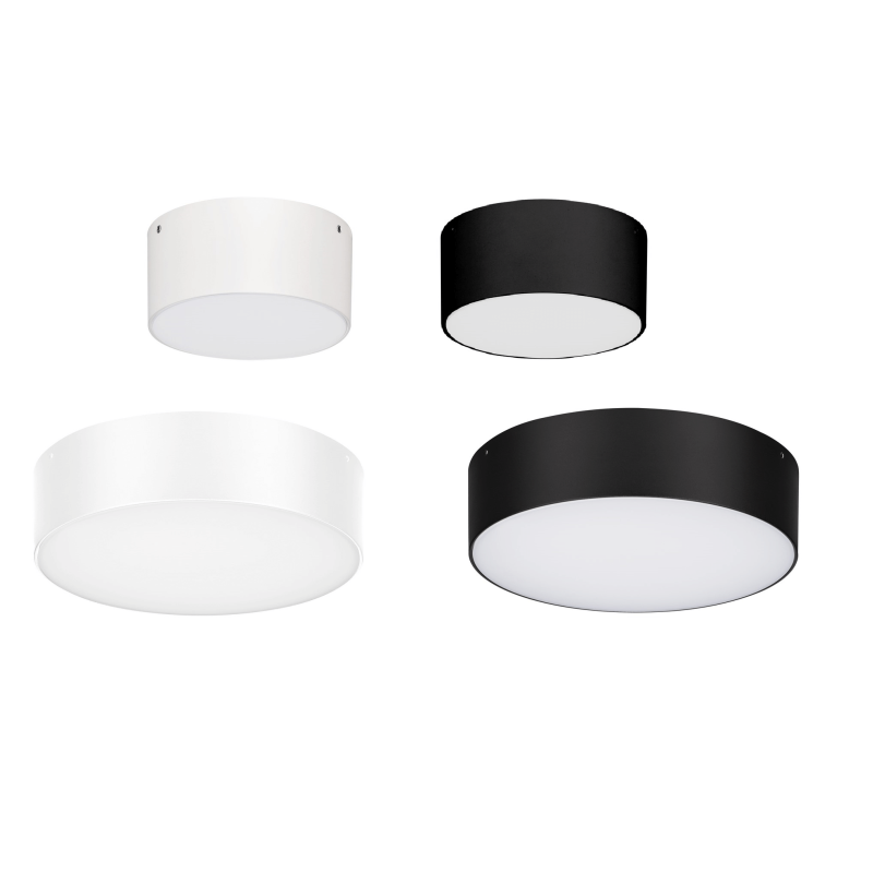 LUCES BORJA LE73648/9/50/51 outdoor round ceiling lamp IP65 white/black