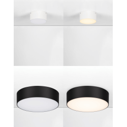 LUCES BORJA LE73648/9/50/51 outdoor round ceiling lamp IP65 white/black