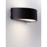 LUCES BAGUA LE73736 outdoor LED wall lamp, IP65, black modern