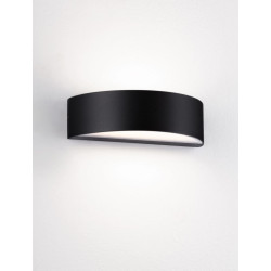 LUCES BAGUA LE73736 outdoor LED wall lamp, IP65, black modern