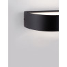 LUCES BAGUA LE73736 outdoor LED wall lamp, IP65, black modern