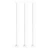 MAXlight Lipari III P0545 LED hanging lamp, 22W, 3000K, gold IP20