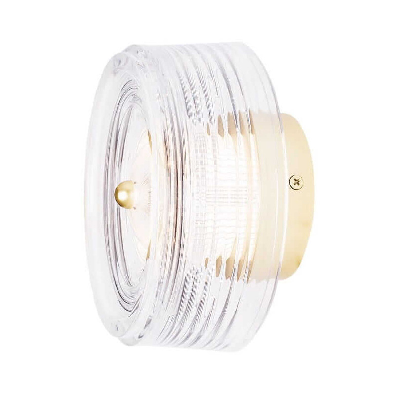 MAXLIGHT Lipari W0358 round LED wall lamp gold 6W, 493lm, 3000K, IP20