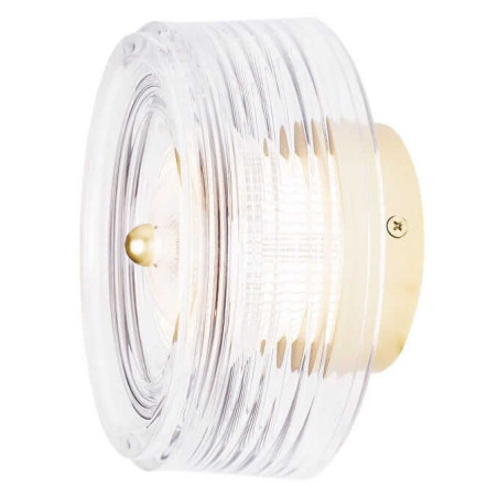 MAXLIGHT Lipari W0358 round LED wall lamp gold 6W, 493lm, 3000K, IP20