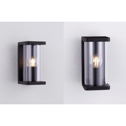 LUCES TUPIZA LE73740 outdoor wall lamp E27 12W IP65 black, aluminum