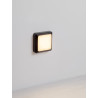 LUCES PASCO LE73668/9 outdoor LED wall lamp IP54 black brown 3000K