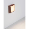 LUCES PASCO LE73668/9 outdoor LED wall lamp IP54 black brown 3000K