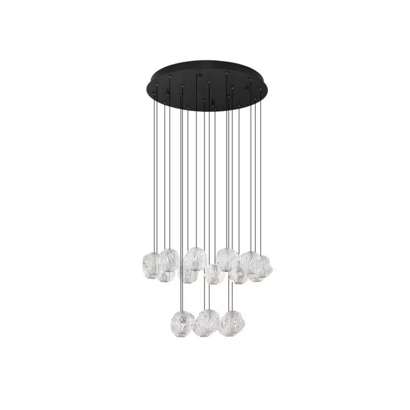 LUCES CHEPEN LE44427 modern black LED hanging lamp 87W, IP20