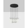 LUCES CHEPEN LE44427 modern black LED hanging lamp 87W, IP20