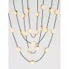 LUCES CUTERVO LE44602 elegant LED hanging lamp 3000K black and gold