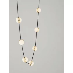 LUCES CUTERVO LE44603/4 lampa wisząca LED 3000K czarno-złota elegancka