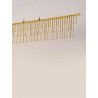 LUCES HUARAZ LE44446/7 hanging lamp black and gold, 3000K modern