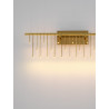 LUCES HUARAZ LE44448/9 elegant LED wall lamp black, gold, 11W, 3000K