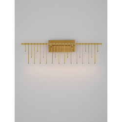 LUCES HUARAZ LE44448/9 elegant LED wall lamp black, gold, 11W, 3000K