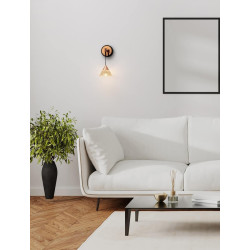 LUCES GUAY LE44213 LED hanging wall lamp 7W, gold, 3000K, metal/acrylic