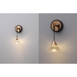 LUCES GUAY LE44213 LED hanging wall lamp 7W, gold, 3000K, metal/acrylic