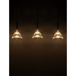 LUCES GUAY LE44216 hanging lamp black and gold, LED 3000K 30W 1558lm