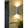 LUTEC LEO outdoor wall light LED gray, anthracite