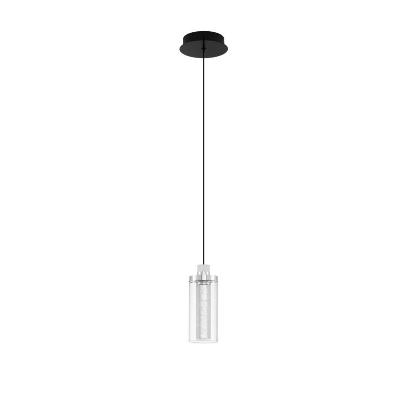 LUCES JUAN LE44217 LED hanging lamp 30W, black and gold, modern