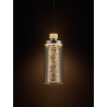 LUCES JUAN LE44217 LED hanging lamp 30W, black and gold, modern