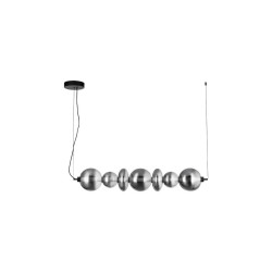 LUCES LUIS LE44223 modern LED hanging lamp 3000K 40W black and gray