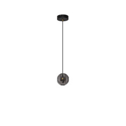 LUCES SECO LE44232 lampa wisząca LED 13W, czarno-złota, metal/szkło