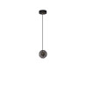 LUCES SECO LE44232 LED hanging lamp 13W, black and gold, metal/glass