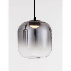 LUCES ANUCO LE44610/1 LED hanging lamp, 2 sizes, black and gray