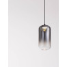 LUCES ANUCO LE44610/1 LED hanging lamp, 2 sizes, black and gray