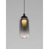 LUCES TOAY LE44237/8 LED hanging lamp black and gray steel/glass