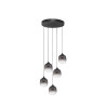 LUCES TOAY LE44239 LED hanging lamp 28W modern design black/gray