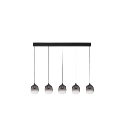 LUCES TOAY LE44240 LED hanging lamp 28W, modern, steel/glass