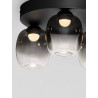 LUCES TOAY LE44241/2 LED ceiling lamp black and gray 2 sizes