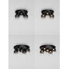 LUCES TOAY LE44241/2 LED ceiling lamp black and gray 2 sizes