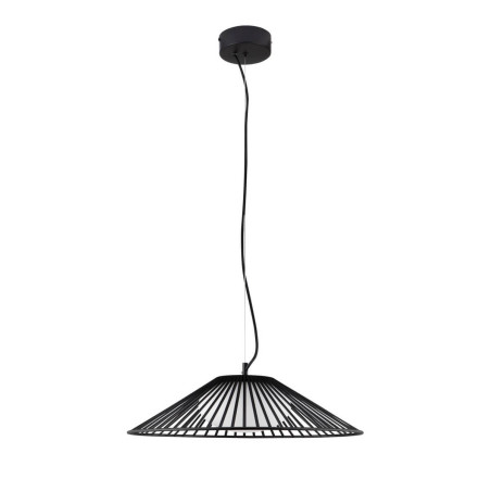 LUCES PENA LE44248/9 lampa wisząca LED czarna, metal/szkło, nowoczesna