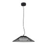 LUCES PENA LE44248/9 lampa wisząca LED czarna, metal/szkło, nowoczesna