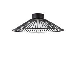 LUCES PENA LE44250 lampa sufitowa LED czarna, metal/szkło, nowoczesna