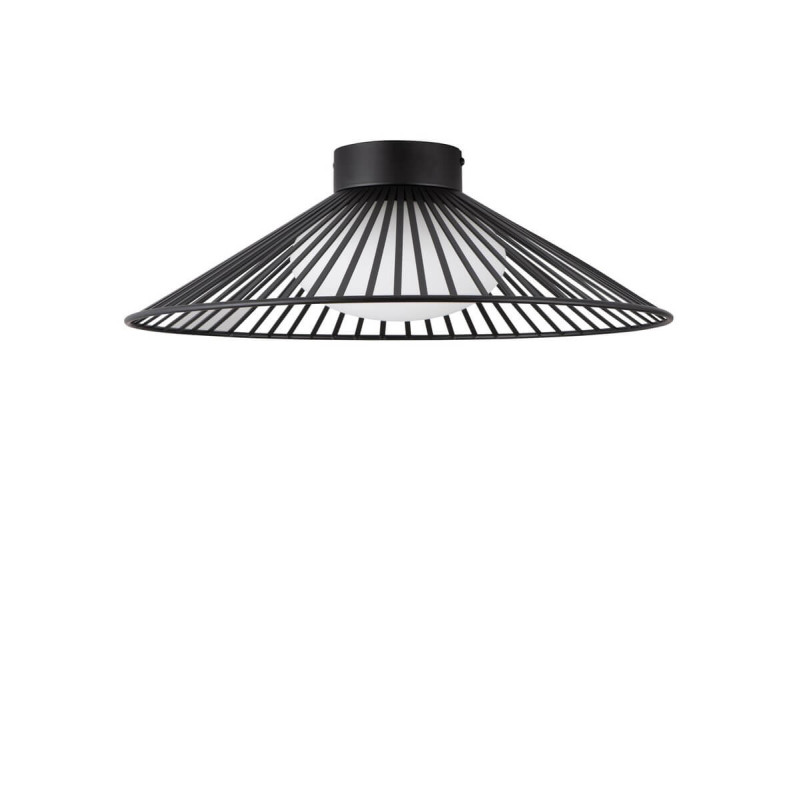 LUCES PENA LE44250 lampa sufitowa LED czarna, metal/szkło, nowoczesna