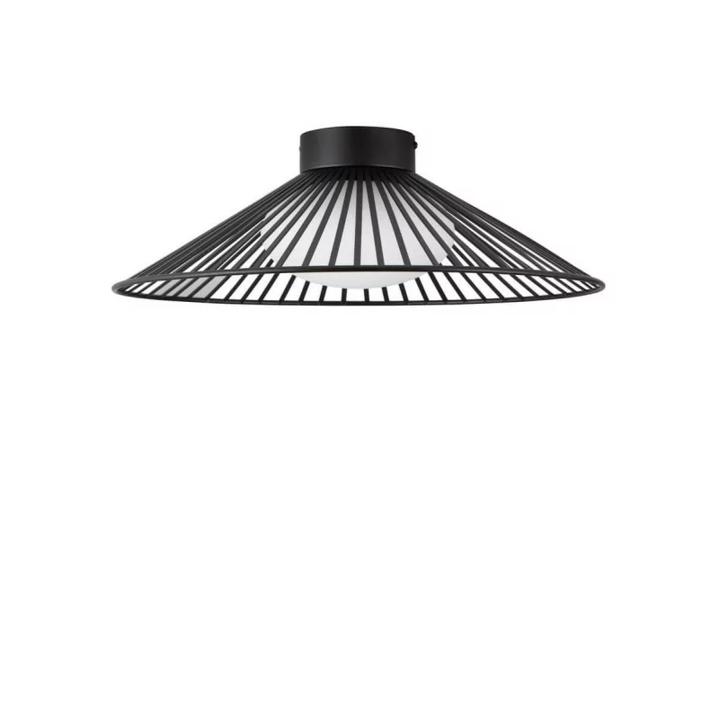 LUCES PENA LE44250 LED ceiling lamp black, metal/glass, modern