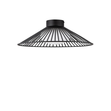 LUCES PENA LE44250 lampa sufitowa LED czarna, metal/szkło, nowoczesna