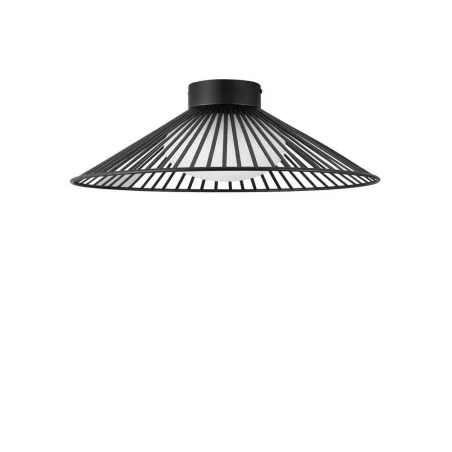 LUCES PENA LE44250 LED ceiling lamp black, metal/glass, modern