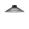 LUCES PENA LE44250 LED ceiling lamp black, metal/glass, modern