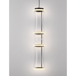 LUCES ABANCAY LE44593 hanging lamp black LED 37W, 888lm, modern