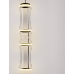 LUCES ABANCAY LE44593 hanging lamp black LED 37W, 888lm, modern