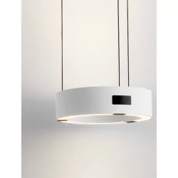 LUCES ALMAY LE44605/6 czarna, biała lampa wisząca LED 24W, 1712lm