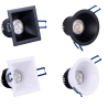 OXYLED PERO SQ/RO recessed LED fixture 8W 3000K, 4000K