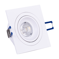 OXYLED MODI SQ/RO recessed LED fixture 8W 3000K, 4000K