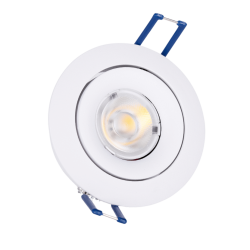 OXYLED TERI SQ/RO recessed LED fixture 8W 3000K, 4000K